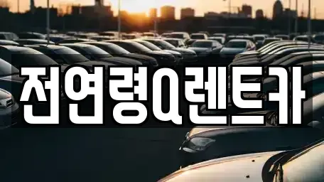 경기 부천시 소사구 송내동 렌트카 전문 전연령Q렌트카