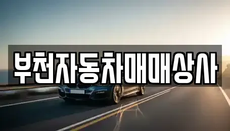 경기 부천시 소사구 송내동 중고차매매 전문 부천자동차매매상사