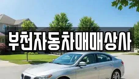 경기 부천시 오정구 내동 중고차매매 전문 부천자동차매매상사