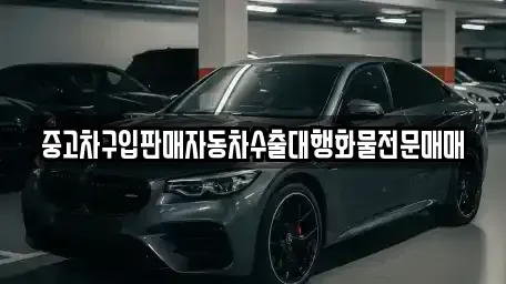 경기 부천시 원미구 약대동 중고차매매 전문 중고차구입판매자동차수출대행화물전문매매