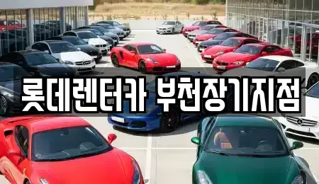 경기 부천시 원미구 역곡동 장기렌트카 전문 롯데렌터카 부천장기지점