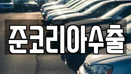 경기 부천시 원미구 역곡동 중고차매매 전문 준코리아수출