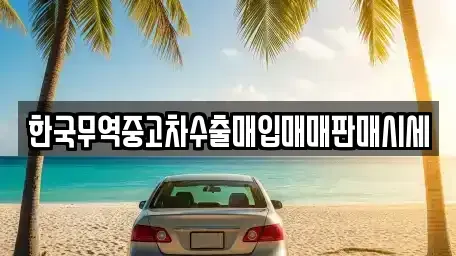 경기 부천시 원미구 역곡동 중고차매입 전문 한국무역중고차수출매입매매판매시세