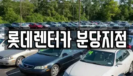 경기 성남시 중원구 하대원동 단기렌트카 전문 롯데렌터카 분당지점