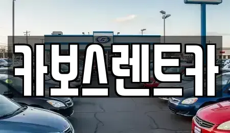 경기 성남시 중원구 하대원동 렌트카 전문 카보스렌트카