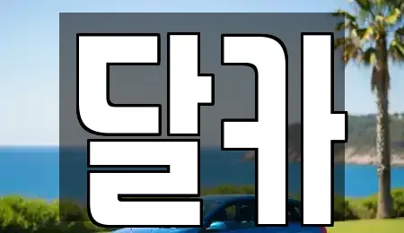 경기 수원시 권선구 탑동 단기렌트카 전문 달카