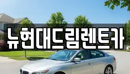 경기 수원시 팔달구 구천동 렌트카 전문 뉴현대드림렌트카
