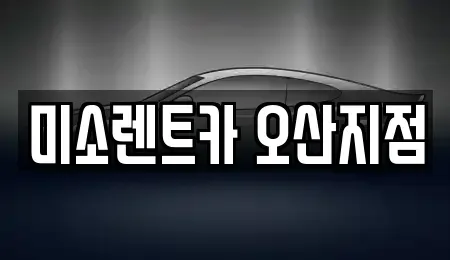 경기 오산시 내삼미동 렌트카 전문 미소렌트카 오산지점