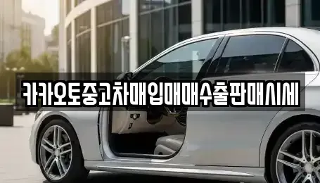 경기 오산시 양산동 중고차매매 전문 카카오토중고차매입매매수출판매시세