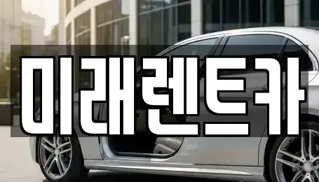 경기 이천시 마장면 렌트카 전문 미래렌트카