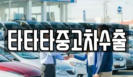 경기 이천시 마장면 중고차 전문 타타타중고차수출