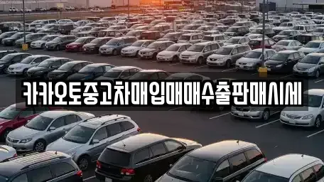 경기 파주시 맥금동 중고차 전문 카카오토중고차매입매매수출판매시세
