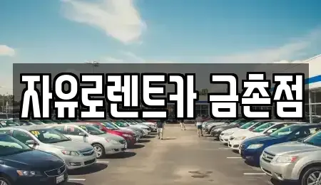 경기 파주시 상지석동 렌트카 전문 자유로렌트카 금촌점