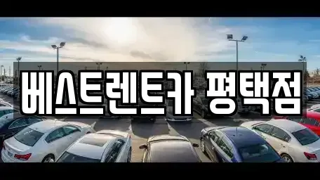 경기 평택시 비전동 단기렌트카 전문 베스트렌트카 평택점