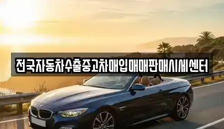 경기 포천시 일동면 중고차매입 전문 전국자동차수출중고차매입매매판매시세센터