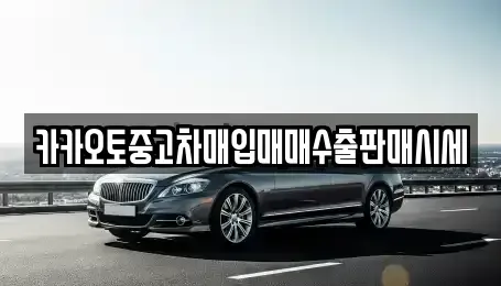 경기 화성시 배양동 중고차매입 전문 카카오토중고차매입매매수출판매시세