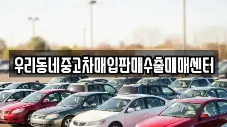 경기 화성시 오산동 중고차매입 전문 우리동네중고차매입판매수출매매센터