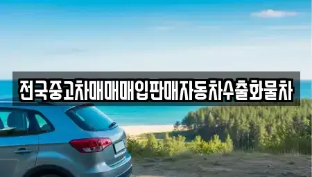 경기 화성시 오산동 중고차매입 전문 전국중고차매매매입판매자동차수출화물차