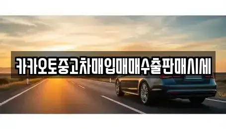 경기 화성시 오산동 중고차매입 전문 카카오토중고차매입매매수출판매시세