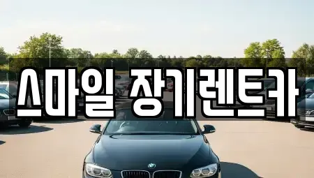 경기도 광주시 직동 렌트카 전문 스마일 장기렌트카