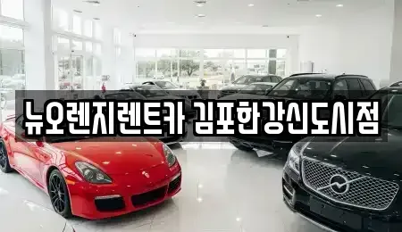 경기도 김포시 통진읍 렌트카 전문 뉴오렌지렌트카 김포한강신도시점