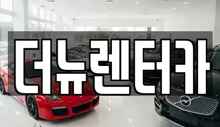 경기도 동두천시 상패동 렌트카 전문 더뉴렌터카