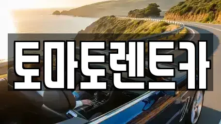 경기도 동두천시 상패동 렌트카 전문 토마토렌트카