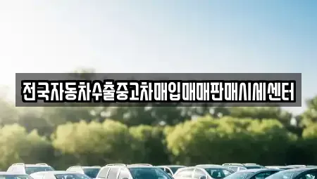 경기도 동두천시 상패동 중고차 전문 전국자동차수출중고차매입매매판매시세센터