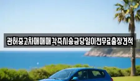 경기도 동두천시 하봉암동 중고차매매 전문 관허중고차매매매각즉시송금당일이전무료출장견적