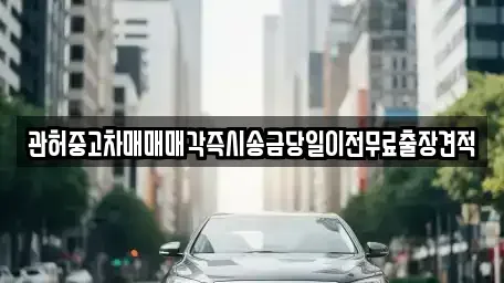 경기도 부천시 소사구 심곡본동 중고차 전문 관허중고차매매매각즉시송금당일이전무료출장견적