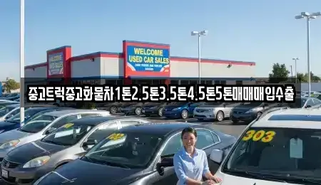 경기도 부천시 소사구 심곡본동 중고차 전문 중고트럭중고화물차1톤2.5톤3.5톤4.5톤5톤매매매입수출
