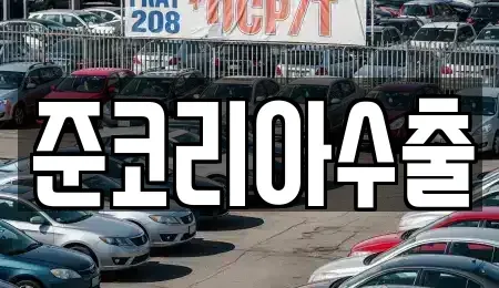 경기도 부천시 소사구 심곡본동 중고차매매 전문 준코리아수출