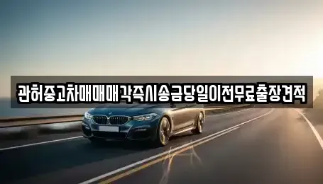 경기도 부천시 원미구 춘의동 중고차 전문 관허중고차매매매각즉시송금당일이전무료출장견적