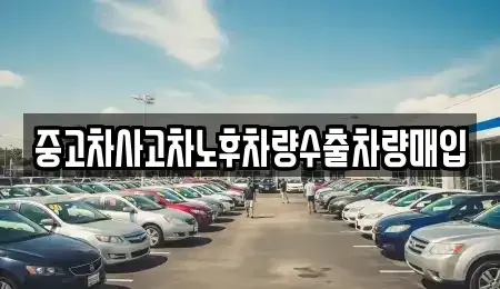 경기도 부천시 원미구 춘의동 중고차매입 전문 중고차사고차노후차량수출차량매입