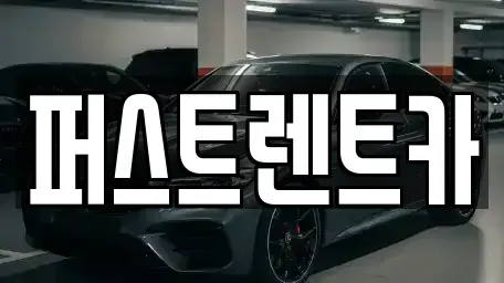 경기도 성남시 분당구 동원동 렌트카 전문 퍼스트렌트카