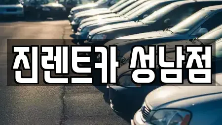 경기도 성남시 수정구 심곡동 단기렌트카 전문 진렌트카 성남점