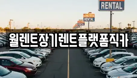 경기도 성남시 중원구 여수동 장기렌트카 전문 월렌트장기렌트플랫폼직카