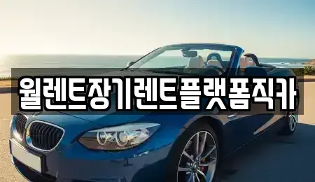 경기도 수원시 권선구 입북동 렌트카 전문 월렌트장기렌트플랫폼직카