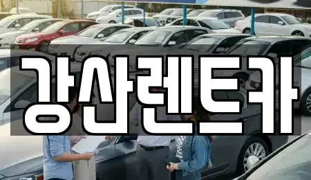 경기도 안성시 보개면 렌트카 전문 강산렌트카