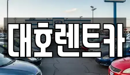 경기도 안성시 보개면 렌트카 전문 대호렌트카
