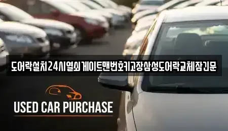 경기도 여주시 오금동 중고차 전문 도어락설치24시열쇠게이트맨번호키고장삼성도어락교체잠긴문