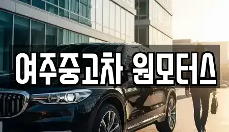 경기도 여주시 천송동 중고차매매 전문 여주중고차 원모터스