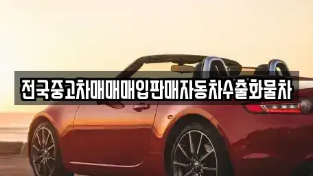 경기도 오산시 은계동 중고차매입 전문 전국중고차매매매입판매자동차수출화물차