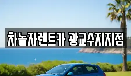경기도 용인시 기흥구 보정동 단기렌트카 전문 차놀자렌트카 광교수지지점