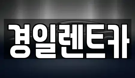 경기도 용인시 기흥구 보정동 렌트카 전문 경일렌트카