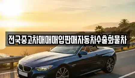 경기도 파주시 신촌동 중고차 전문 전국중고차매매매입판매자동차수출화물차