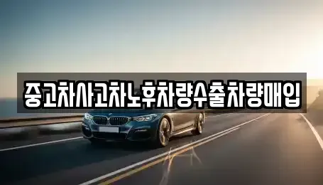경기도 포천시 자작동 중고차매입 전문 중고차사고차노후차량수출차량매입