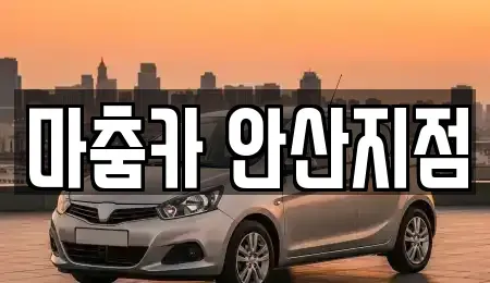 경기도 화성시 새솔동 단기렌트카 전문 마춤카 안산지점