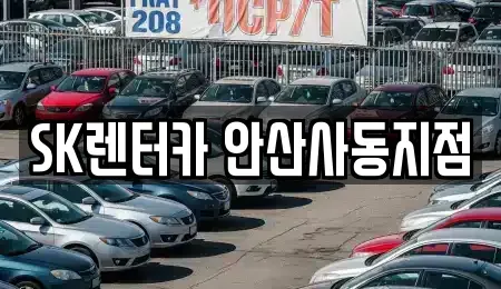 경기도 화성시 새솔동 장기렌트카 전문 SK렌터카 안산사동지점