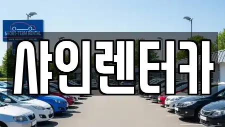 경기도 화성시 오산동 렌트카 전문 샤인렌터카